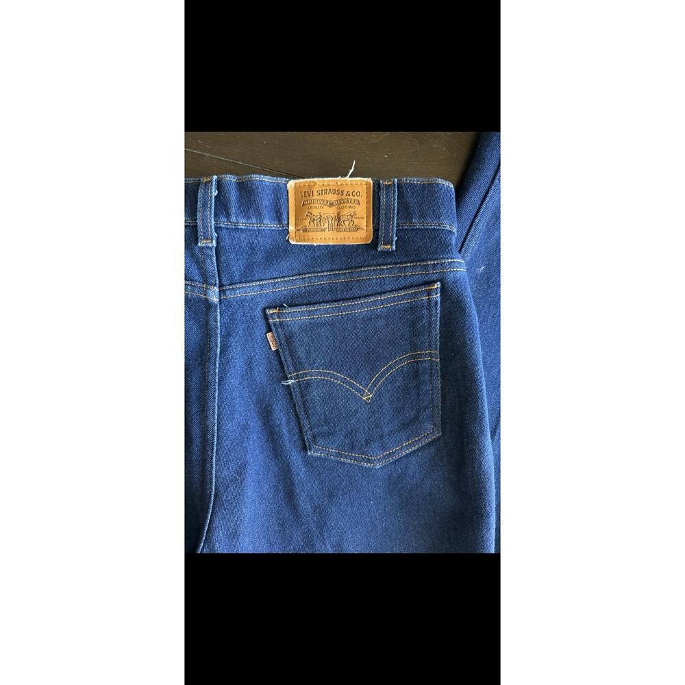 Levi's VTG 80’ Orange Label Men's Straight Jeans Dar Blue Denim Regular 36x29